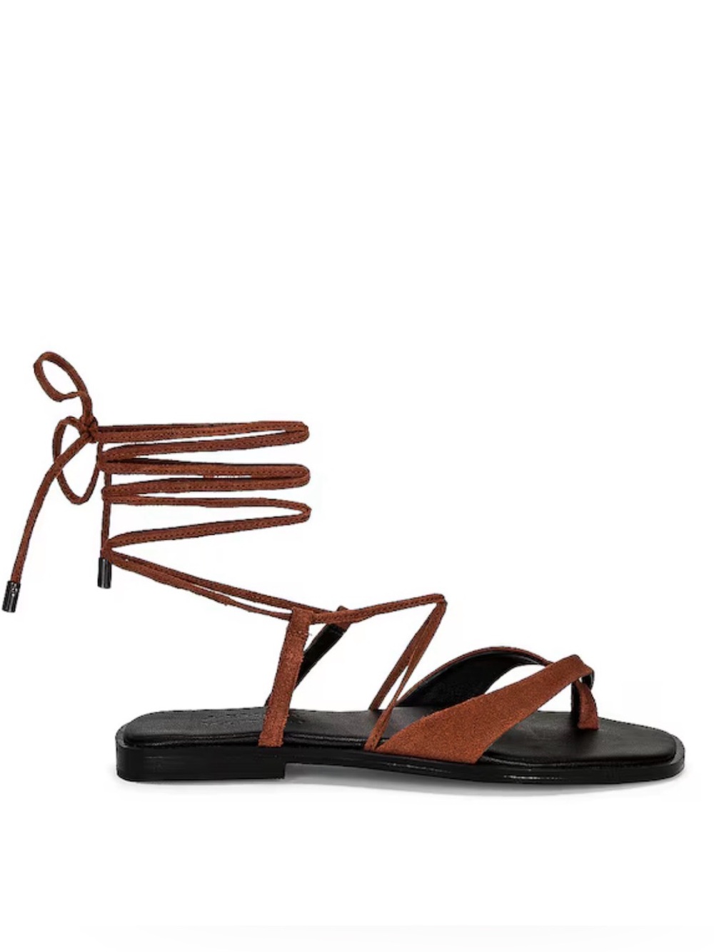 A.Emery Deia x Matteau Deia Sandal cross-strap suede sandals size 8 NWOT